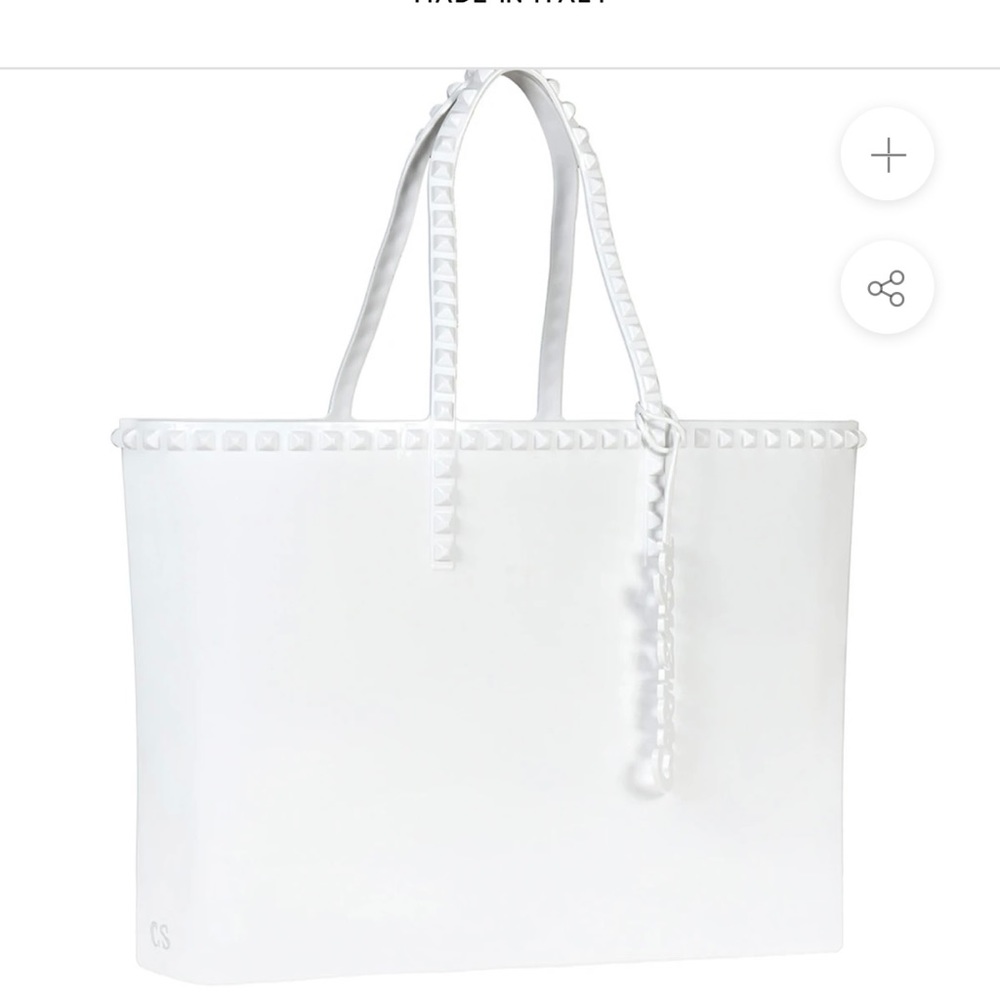 Carmen Sol Angelica large tote white